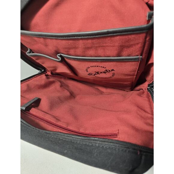 Kapten & Son Gothenburg Backpack #BE KAPTEN Black Suede & Canvas - Picture 11 of 15